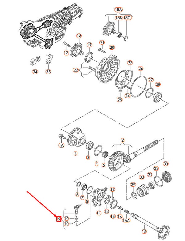 01F409191 - NEW AUDI A4 8E B6 VEHICLE SPEED SENSOR 01F409191