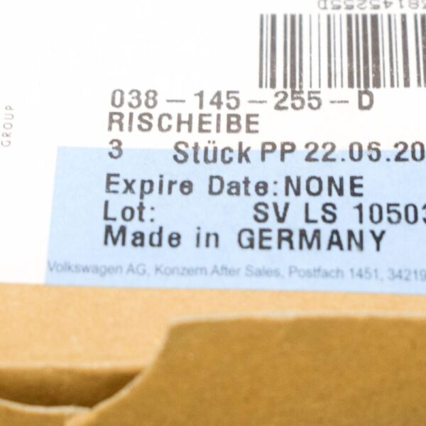038145255D - Audi A3 8L power steering pump disc 038145255D 1.8 petrol NEW REAL