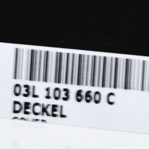 03L103660C - Audi A1 8X oil tub lid 03L103660C NEW ORIGINAL