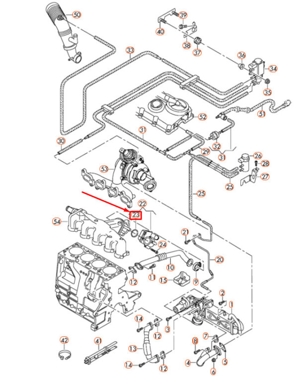 03L131547F - NEW AUDI A1 MK1 THROTTLE BODY SEAL 03L131547F ORIGINAL