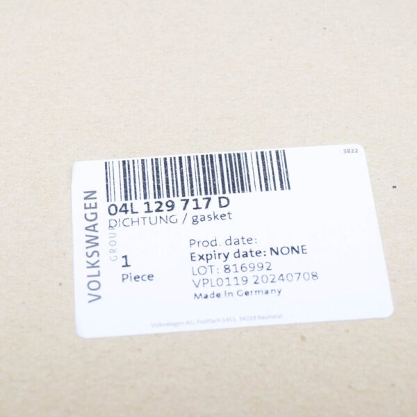 04L129717D - Audi A3 Sportback 8V Engine Intake Manifold Gasket 04L129717D NEW