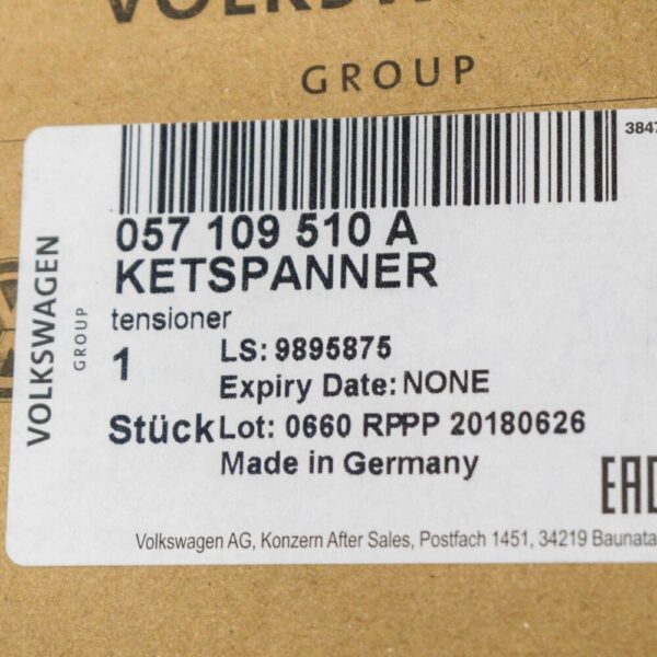 057109510A - Audi A4 B8 Left Chain Tensioner 057109510A NEW REAL