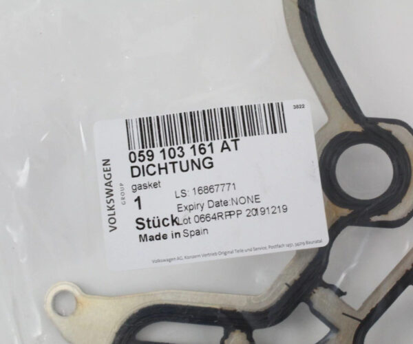 059103161AT - AUDI A4 8W2,B9 FRONT CONTROL HOUSING GASKET SEAL 059103161AT NEW GENUINE