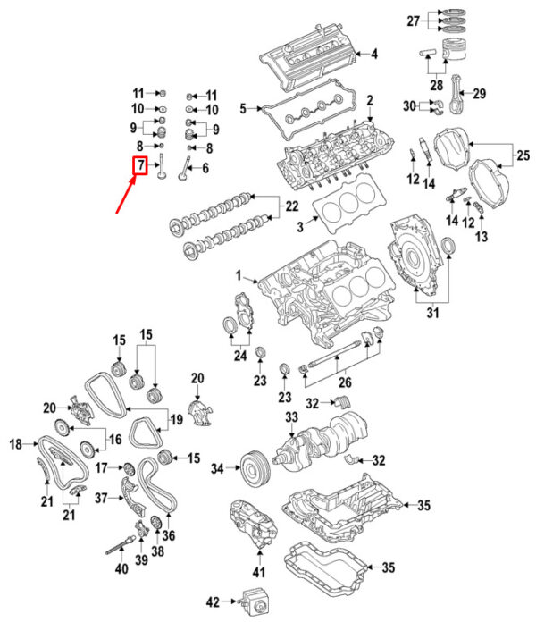 06D109611L - NEW AUDI A4 AVANT B7 ENGINE EXHAUST VALVE 06D109611L ORIGINAL