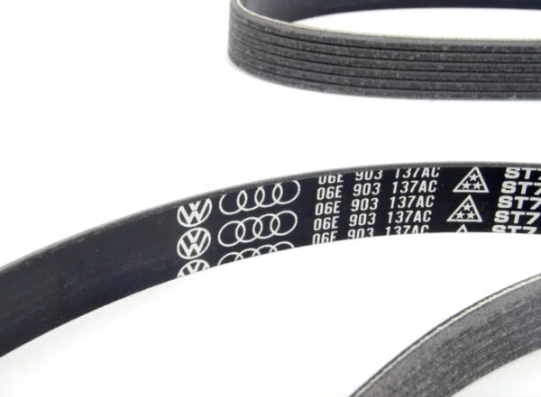 06E903137AC - NEW AUDI A4 B8 AC GENERATOR DRIVE POLY V BELT 06E903137AC ORIGINAL