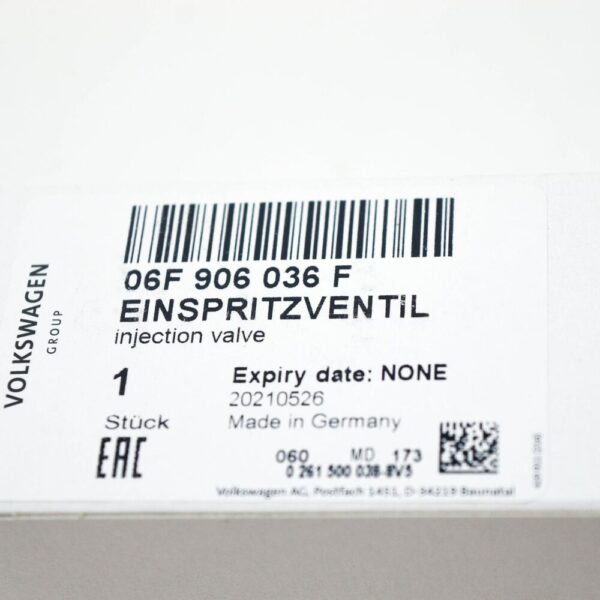 06F906036F - Audi A3 S3 8P injection nozzle 06F906036F 2.0 petrol 188kw NEW ORIGINAL