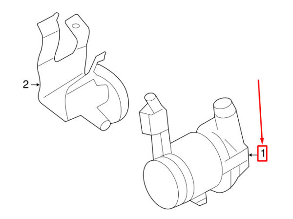 078121601A - Audi A6 Allroad Qu. QUATTRO AVANT ADDITIONAL COOLANT PUMP 078121601A 04-08