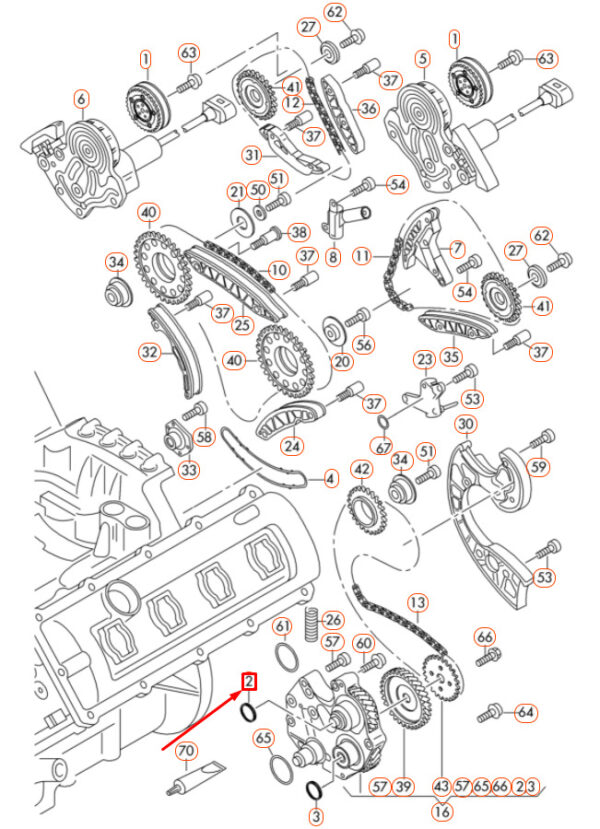 079103051E - Audi A4 B7 accessories drive plate gasket 079103051E NEW ORIGINAL