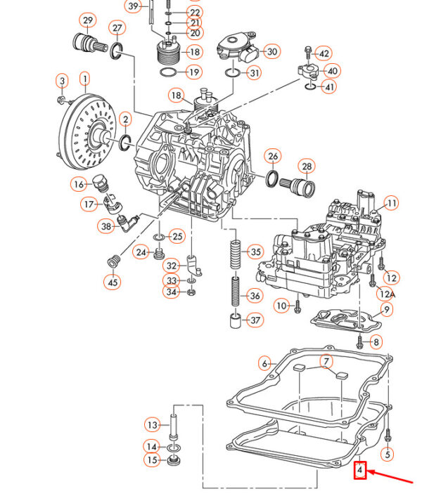 09G321361A - Volkswagen Beetle A5 Gearbox Oil Pan 09G321361A NEW GENUINE