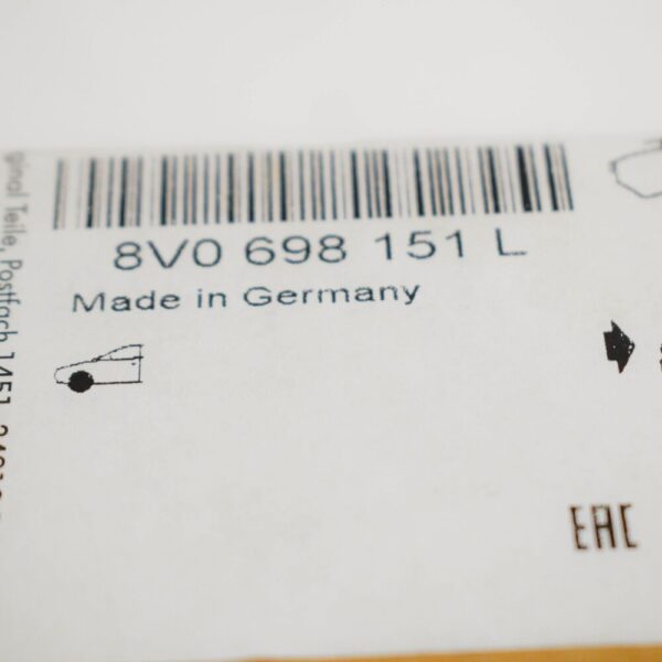 8V0698151L - NEW AUDI A3 RS3 SPORTBACK 8V FRONT BRAKE PAD SET 8V0698151L ORIGINAL
