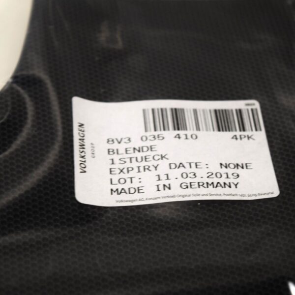 8V30354104PK - Audi A3 8V Front Right Door Speaker Cover 8V3035410 4PK NEW GENUINE
