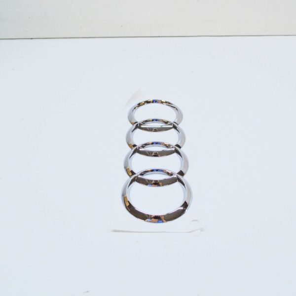8V48537422ZZ - Audi A3 8V Rear Trunk Emblem Badge Chrome Rings 8V4853742 2ZZ NEW GENUINE