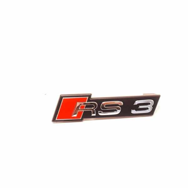 8V5853736B2ZZ - NEW AUDI RS3 8V FRONT BUMPER GRILLE EMBLEM RS BADGE 8V5853736B 2ZZ