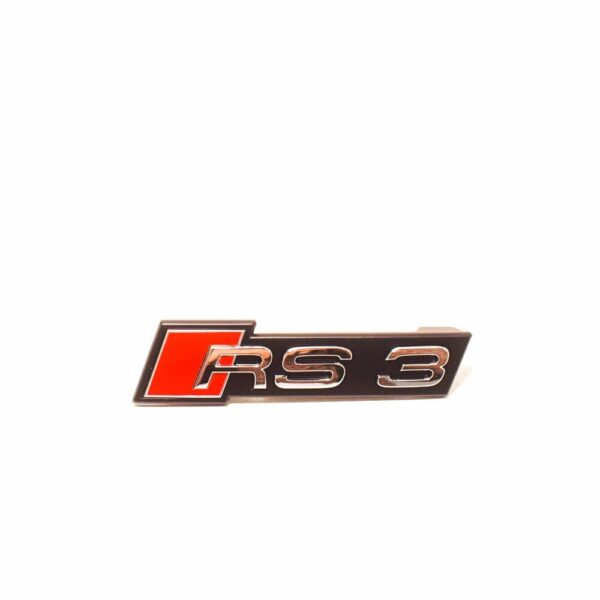 8V5853736B2ZZ - NEW AUDI RS3 8V FRONT BUMPER GRILLE EMBLEM RS BADGE 8V5853736B 2ZZ