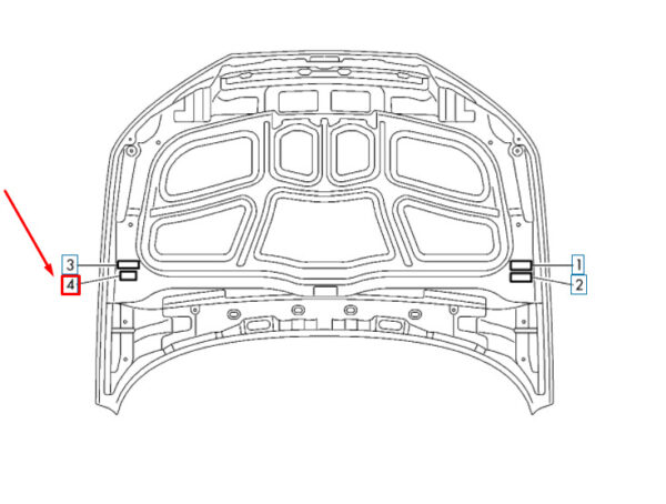 8W0010504L - NEW AUDI A4 B9 EMISSION VALUES DATE PLATE 8W0010504L ORIGINAL