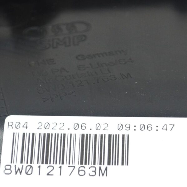 8W0121763M - AUDI A4 B9 Left Radiator Support Air Deflector 8W0121763M NEW GENUINE