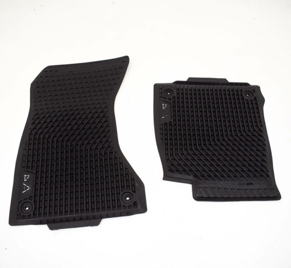 8W1061501041 - NEW AUDI A4 B9 FRONT ALL WEATHER RUBBER FLOOR MATS 8W1061501041 LHD