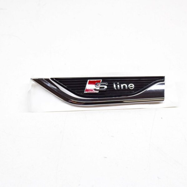 8W6853601BPUZ - New AUDI A5 Cabrio 8W6 S-Line Front Left Wing Badge Logo 8W6853601BPUZ
