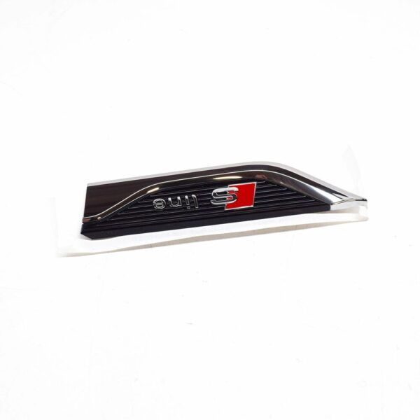8W6853601BPUZ - New AUDI A5 Cabrio 8W6 S-Line Front Left Wing Badge Logo 8W6853601BPUZ