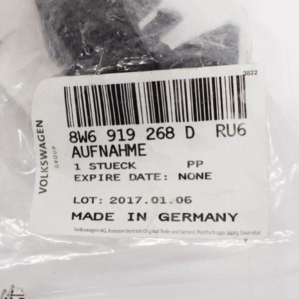 8W6919268DRU6 - NEW AUDI A5 F5 FRONT GRILLE PDC RIGHT SENSOR BRACKET 8W6919268DRU6
