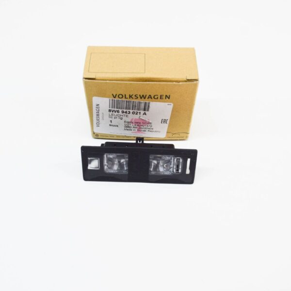 8W6943021B - Audi A5 S5 Convertible 8W6 Rear License Plate Light 8W6943021B NEW GENUINE