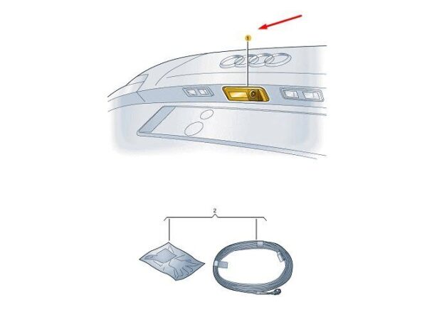 8W9054634A - AUDI A4 B9 Reversing Camera 8W9054634A NEW GENUINE