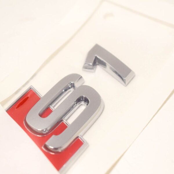 8X08537352ZZ - AUDI S1 8X Trunk Lid S1 Chrome Badge Emblem 8X08537352ZZ NEW GENUINE