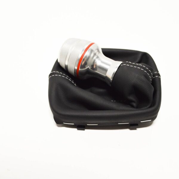 8X0863278QXBA - Audi A1 8X 6 Speed Gear Shift Knob Alloy With Leather Boat 8X0863278QXBA NEW