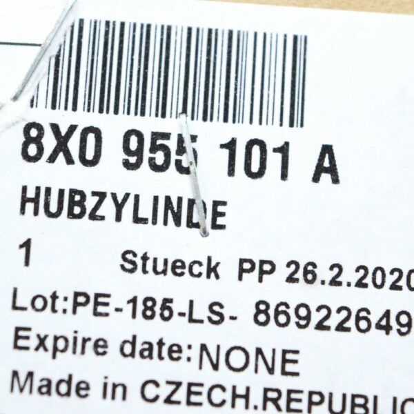 8X0955101A - NEW AUDI A1 8X LEFT SIDE HEADLAMP WASHER SYSTEM LIFT CYLINDER 8X0955101A