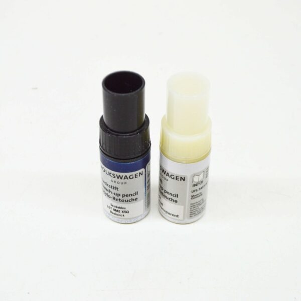 LST0M2X5Q - NEW AUDI VW SCUBA BLUE METALLIC TOUCH UP PAINT SET LST0M2X5Q ORIGINAL