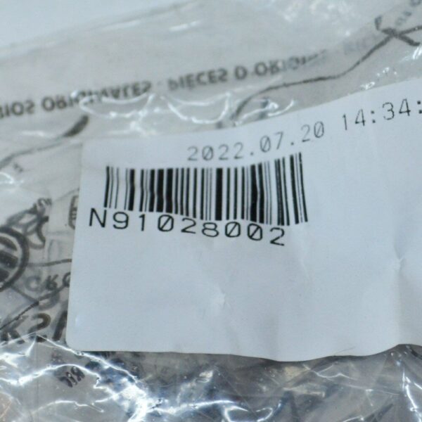 N91028002 - Audi A8 4H Inner Hex Waistband Screw Set 4pcs N91028002 NEW ORIGINAL