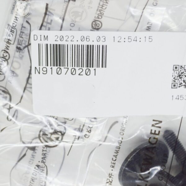 N91070201 - AUDI A3 8P Radiator Support Mount Bolt N91070201 NEW GENUINE