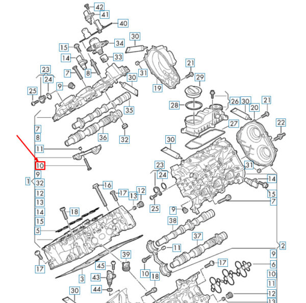 N91127602 - NEW AUDI A4 B8 HEX FLAT HEAD SCREW N91127602 ORIGINAL