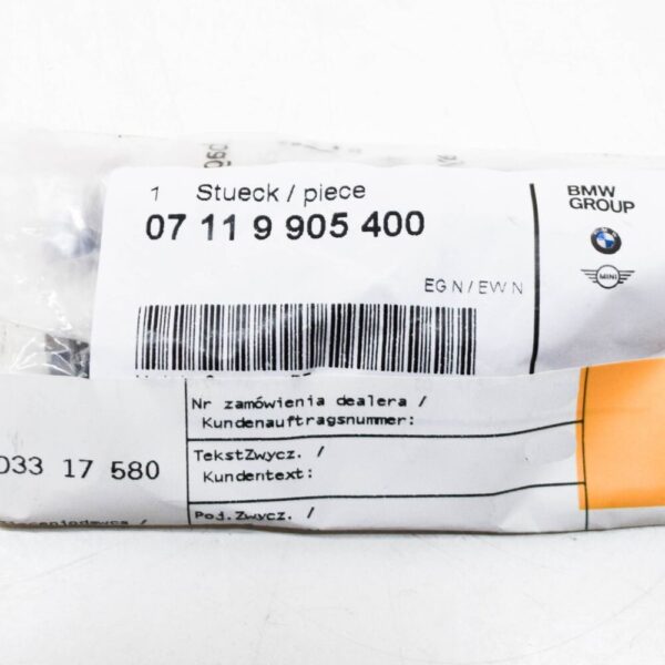 07119905400 - BMW 1 E87 cooling cylinder hex screw with washer 07119905400 new