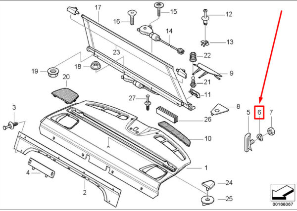 07119932098 - BMW 5 E39 shaft disc 9932098 07119932098 NEW ORIGINAL