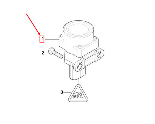 07131068856 - MINI CONVERTIBLE R52 FUEL PUMP EMERGENCY STOP SWITCH 1068856 07131068856 NEW GENUINE