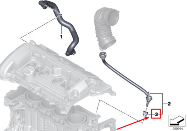 11157608637 - NEW MINI-LANDSMANN R60 COIL EAR JOINT 7608637 11157608637 ORIGINAL