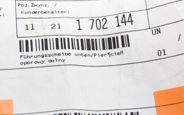 11211702144 - BMW X5 E53 Lower Crankshaft Guide Washer 11211702144 1702144 NEW GENUINE