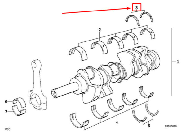 11211702148 - NEW BMW X5 E53 CRANKSHAFT UPPER DRIVING DISC 1702148 11211702148 ORIGINAL