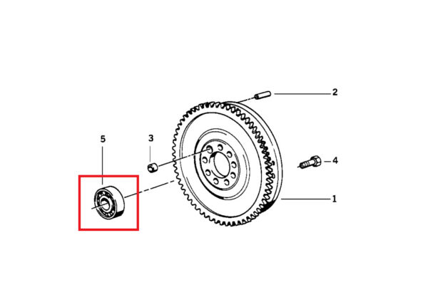 11211720310 - NEW BMW 3 E90 3 0T 170KW CLUTCH GUIDE BEARING 15X32X10MM 11211720310 ORIGINAL