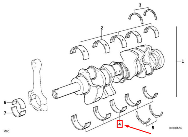 11211725908 - NEW BMW Z8 ROADSTER E52 CRANKSHAFT STORAGE SHELL 1725908 11211725908 ORIGINAL