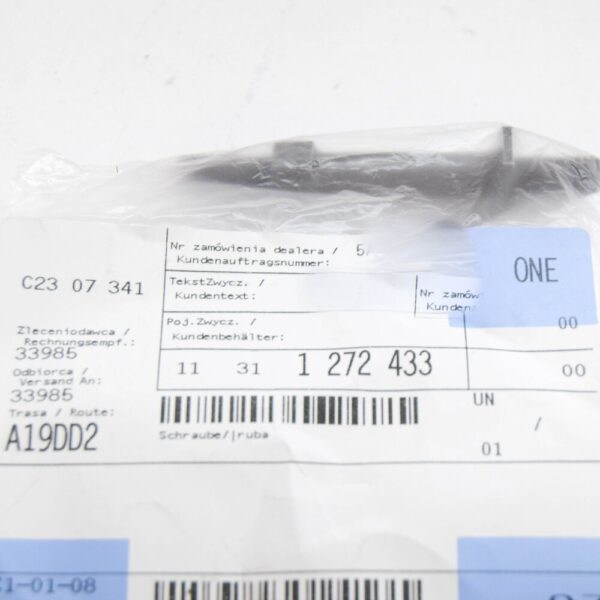 11311272433 - BMW 3 E30 Timing Tensionier Mounting Screw 11311272433 1272433 NEW GENUINE