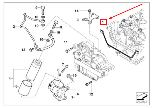 11367831938 - BMW Z4 COUPE E86 VANOS Gasket 7831938 11367831938 NEW GENUINE