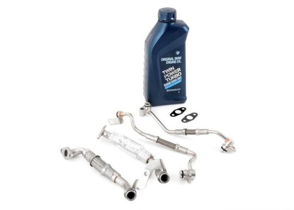 11427563713 - BMW E71 Turbocharger Oil Power Output Tube 11427563713