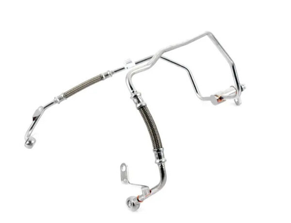 11427634680 - NEW BMW X5 F15 TURBOCHARGER OIL FEED LINE 11427634680 7634680 ORIGINAL