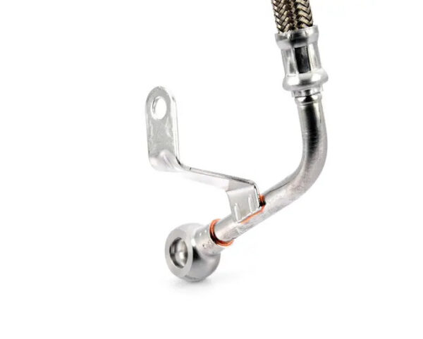 11427634680 - NEW BMW X5 F15 TURBOCHARGER OIL FEED LINE 11427634680 7634680 ORIGINAL