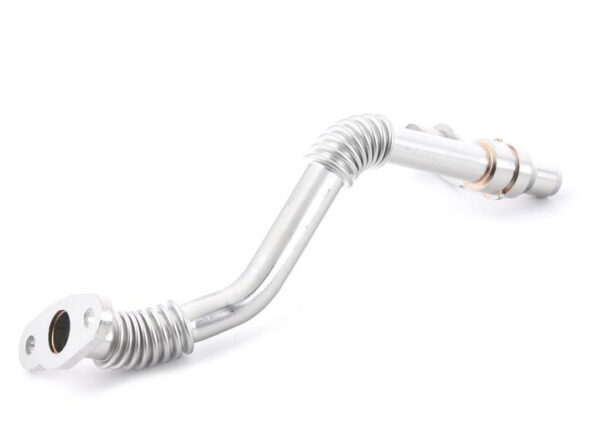11427844987 - NEW BMW M5 F10 LEFT TURBOCHARGER OIL RETURN PIPE 11427844987 7844987 ORIGINAL