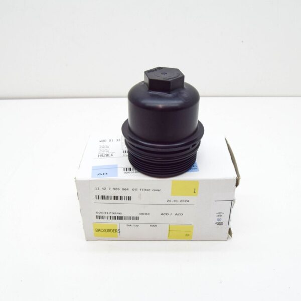11427926064 - BMW 1 F20 engine oil filter cover 11427926064 NEW ORIGINAL