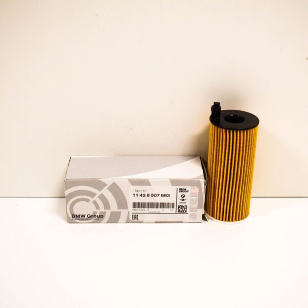11428507683 - New BMW 5 F10 Oil Filter Element  11428507683 Genuine
