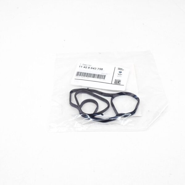 11428643758 - MINI COOPER R56 oil filter housing gasket 11428643758 8643758 NEW REAL